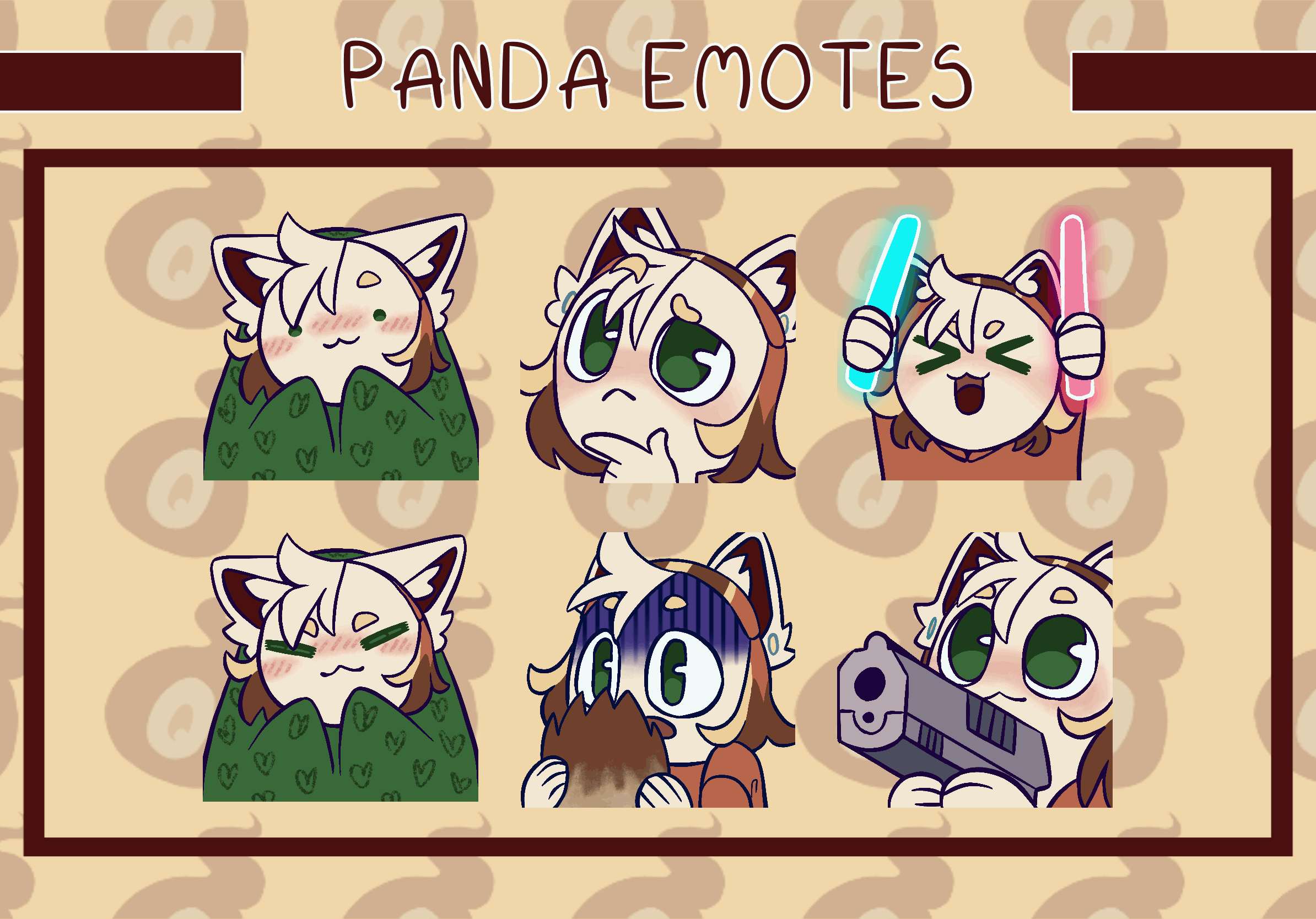 Panda emotes 2 Panda emotes 2