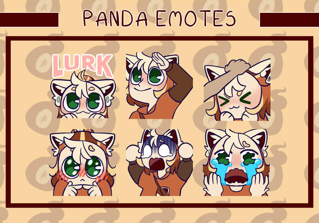 Panda emotes 3