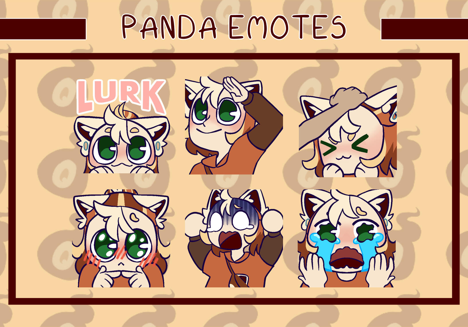 Panda emotes 3 Panda emotes 3